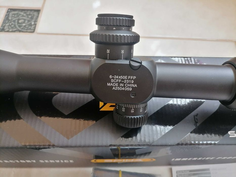 Spina Optics FFP 6-24x50SFE. Новий. Оригінальний приціл.