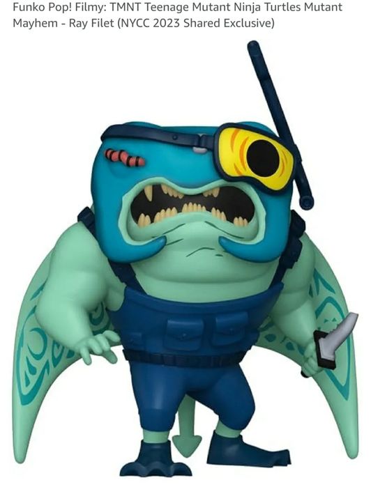 Funko Pop!Teenage Mutant Ninja Turtles Mutant Mayhem - Ray Fillet