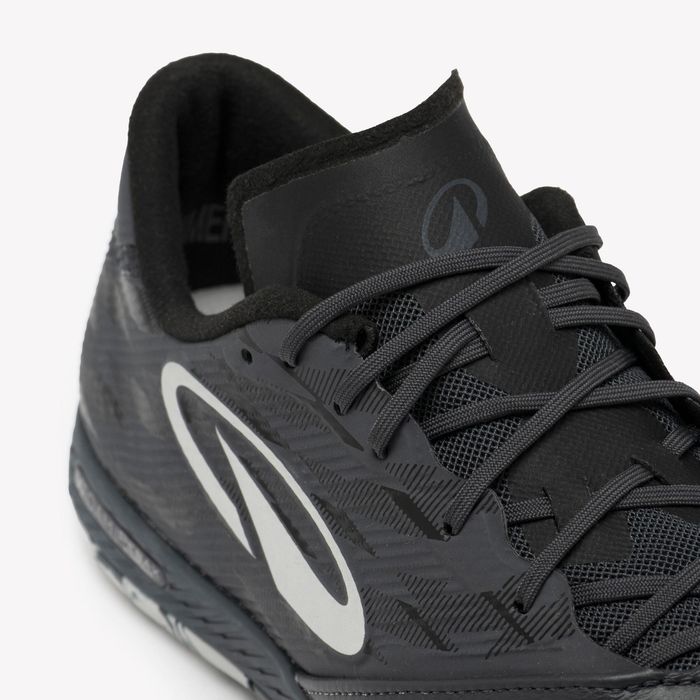 Sapatilhas de futsal adulto, Ginka Pro V2 cinzento e preto