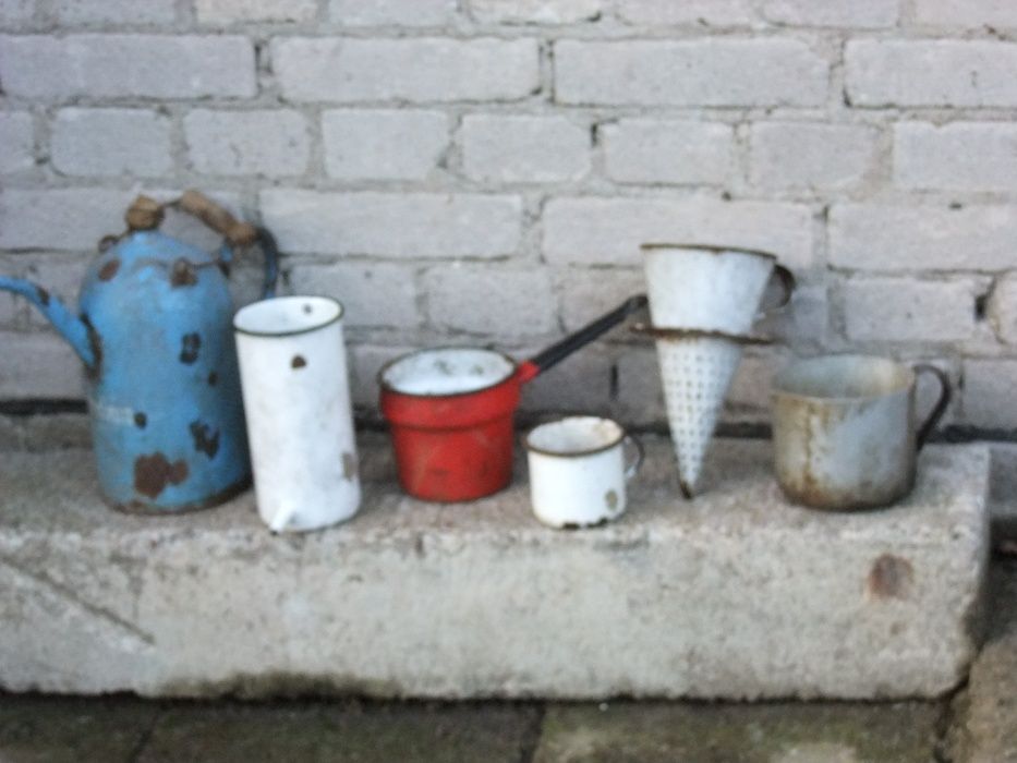 Zestaw naczyń lata 80-te