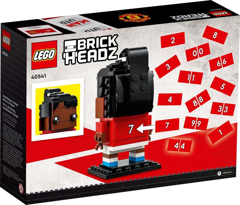LEGO 40541 BrickHeadz - Portret z klocków - Manchester United
