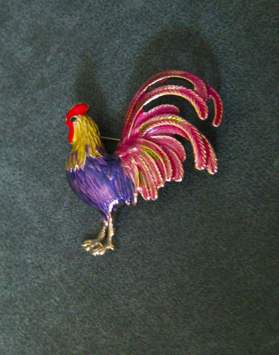 Alfinete / Broche / Pregadeira Galo NOVO