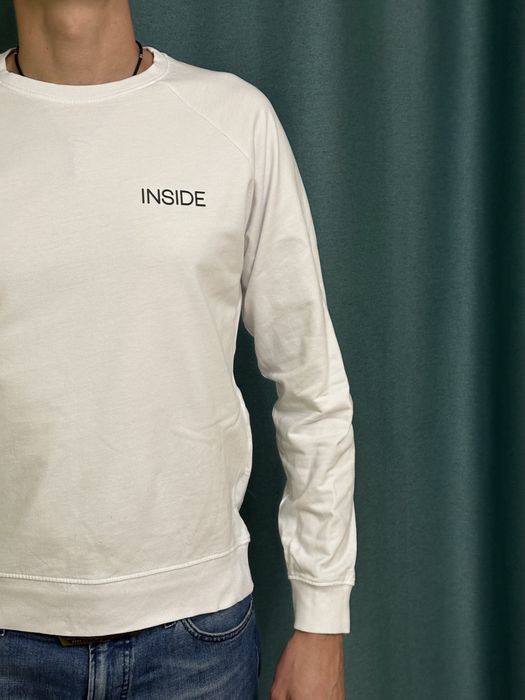Білий чоловічий світшот INSIDE, L