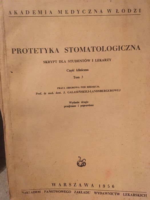 Ksiazki stomatologiczne, dentystyczne - podreczniki cz.2