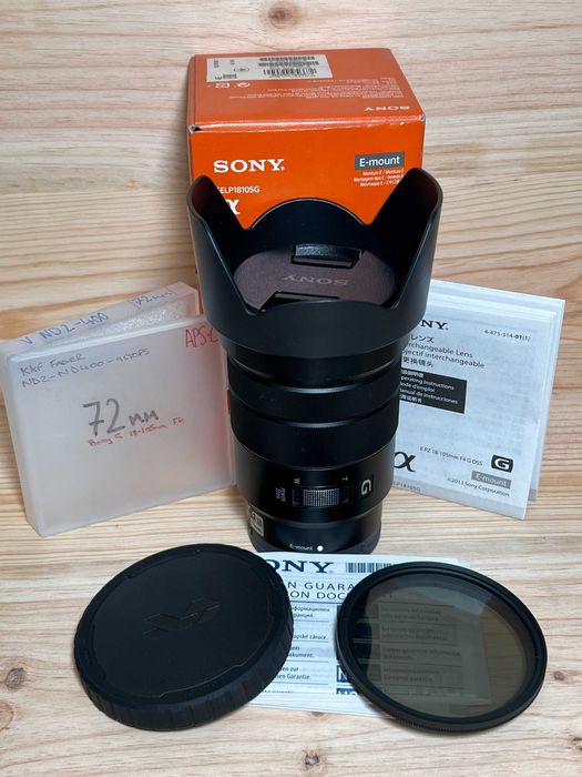 Sony SELP18105G 18-105mm PZ F4 E-Mount
