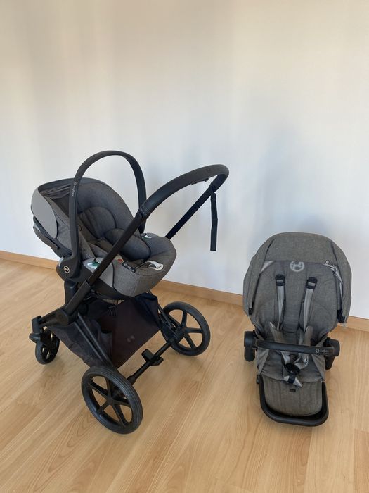 Carrinho  + Cadeira Auto Cybex Priam Platinum