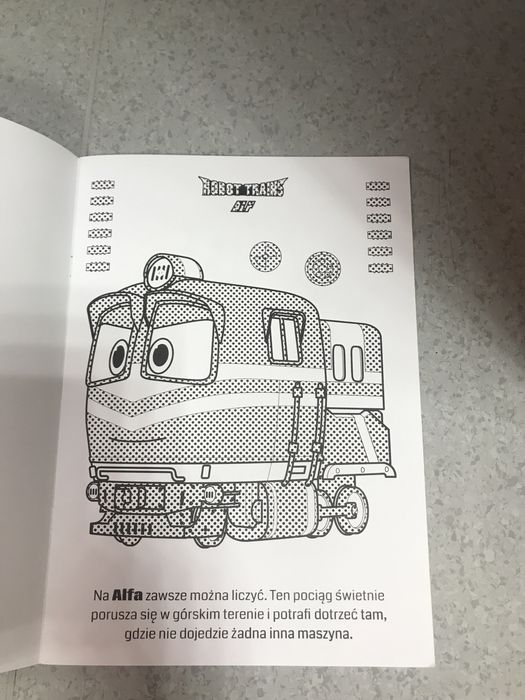 Robot Trains  - Wodna kolorowanka