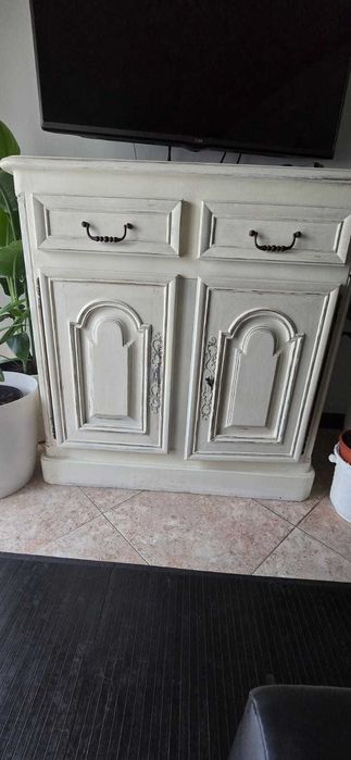 Movel vintage branco 2 portas
