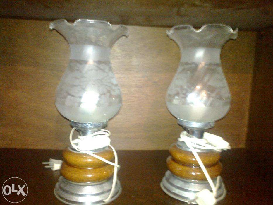 Candeeiros vintage para mesa de cabeceira