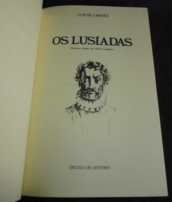 Livro Obras completas de Luís de Camões Os Lusíadas