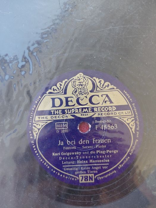 Lote 14 Discos 78 RPM Antigos – Música Clássica, Ópera e Salão Alemão (Anos 30/40)