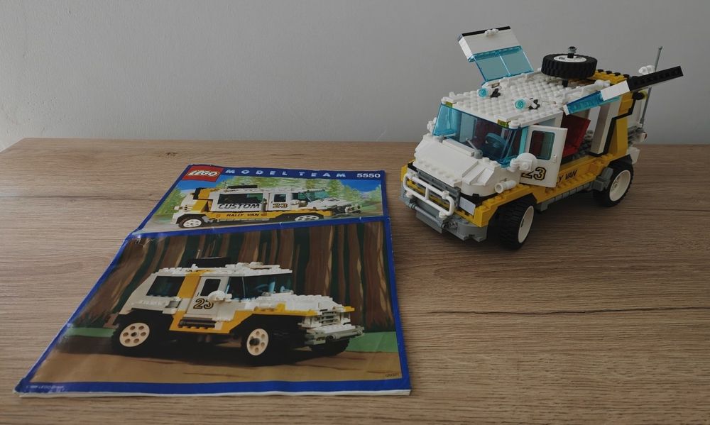 Lego Model Team 5550 + instrukcja (van, jeep)