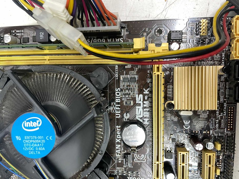 Материнская плата s1150 asus h81m-k, Core i5-4460, 8Гб RAM