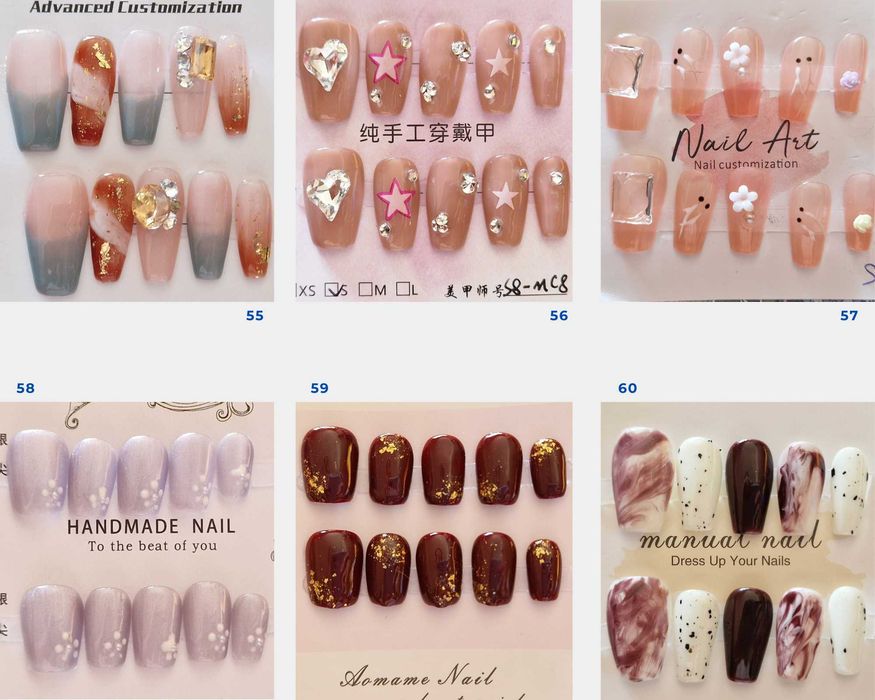 Unhas Postiças Tamanho S (2)64862799506689123