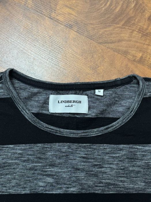Koszulka w paski bawełniana tshirt Lindbergh White rozmiar M