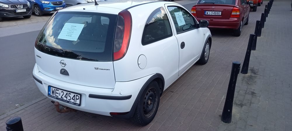 Opel Corsa C 1.2 Twinport 80 km 2006 r. Z HAKIEM