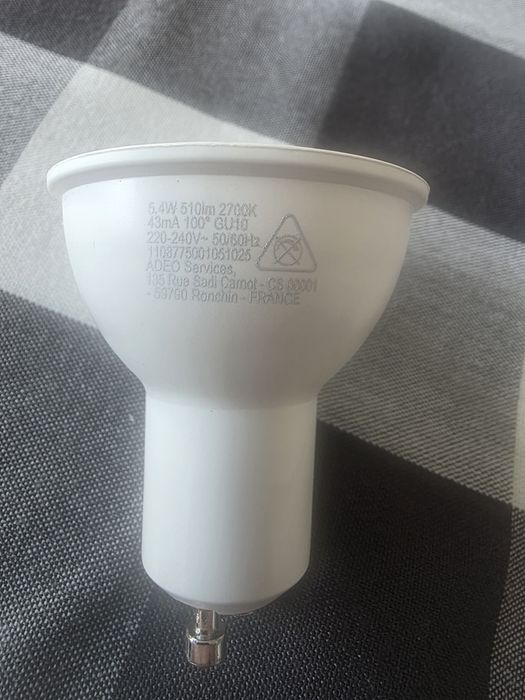 Plafon LAGOS 20 czarne lampy halogeny 4szt.