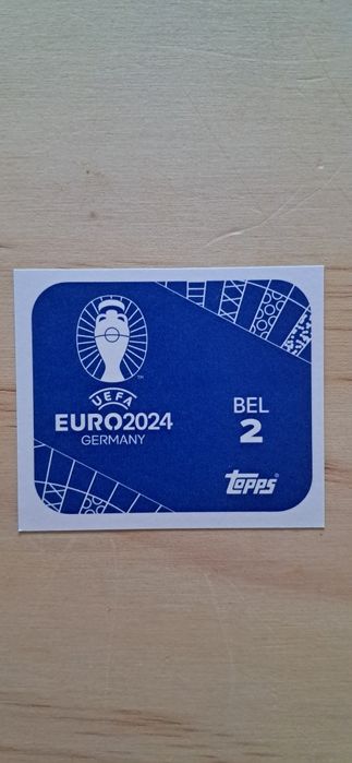 Cromo futebol de Kevin de Bruyne(Euro 2024)da Panini