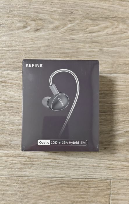 Навушники KEFINE Quatio  - гібридні 4-х драйверні дротові