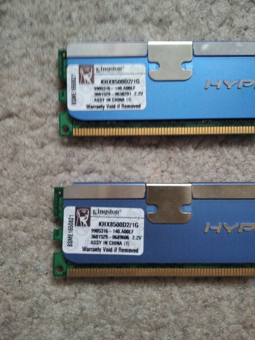 ОЗУ Kingston  DDR2/DDR3