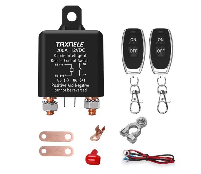 Выключатель массы дистанционный 12v 200A. Вимикач маси дистанційний