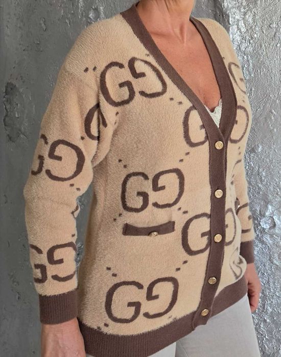 GUCCI  luksusowy swetr alpaka Cudny roz L