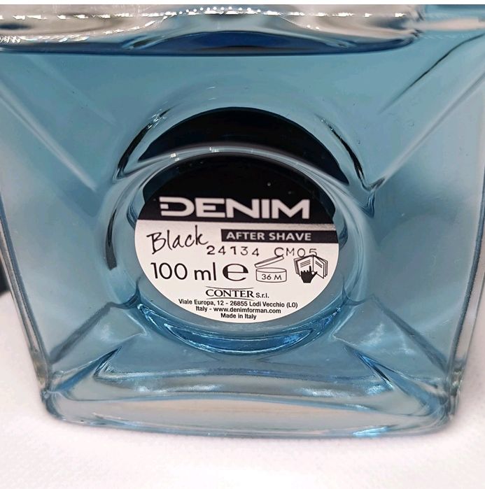 Denim Black After Shave 100ml – Classic Men’s Scent – Made in Italy