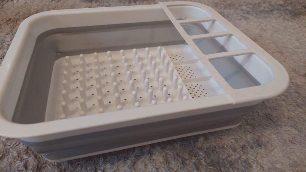 Silikonowa składana  suszarka do naczyń