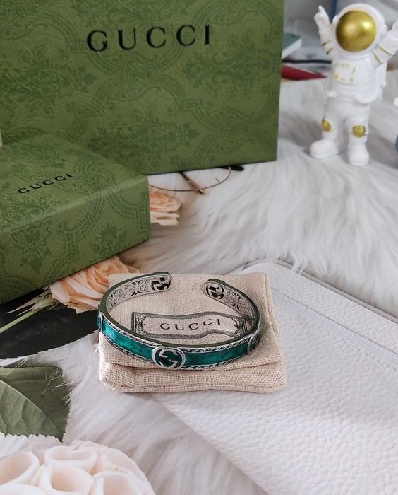 GUCCI Bransoletka emaliowana
