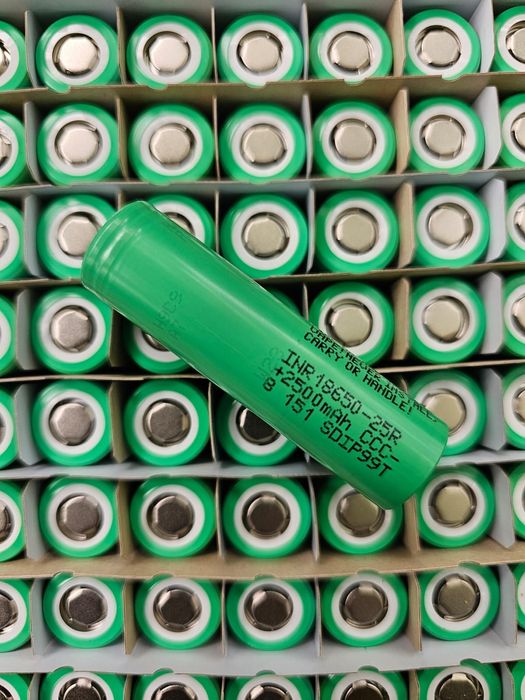 Високотоковый аккумулятор Samsung 25R 2500mAh 20A 2025год.