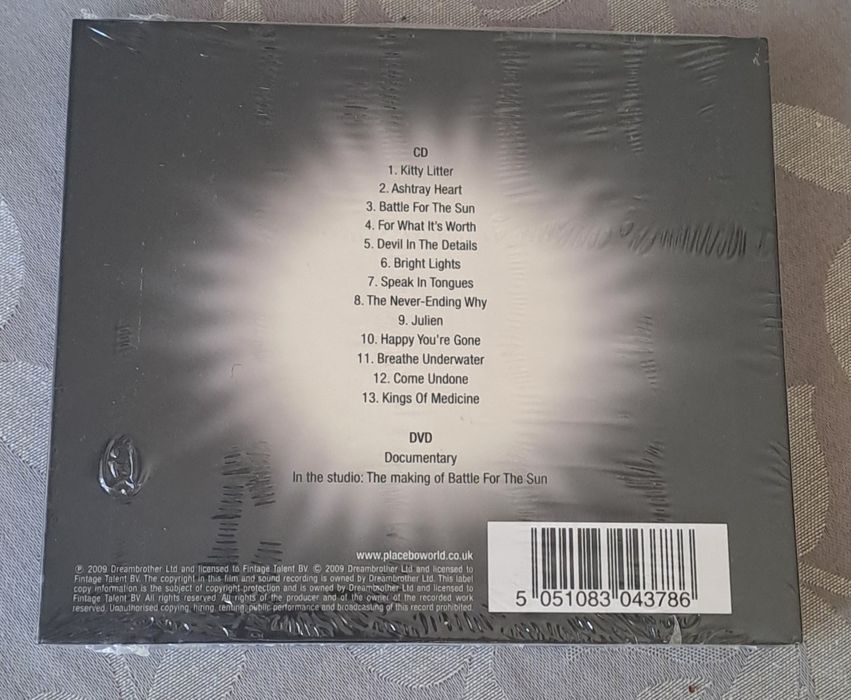 Cd Placebo- battle for the sun (cd+dvd) novo e selado