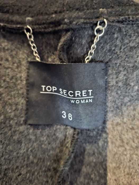 Top Secret r.S płaszcz wełniany