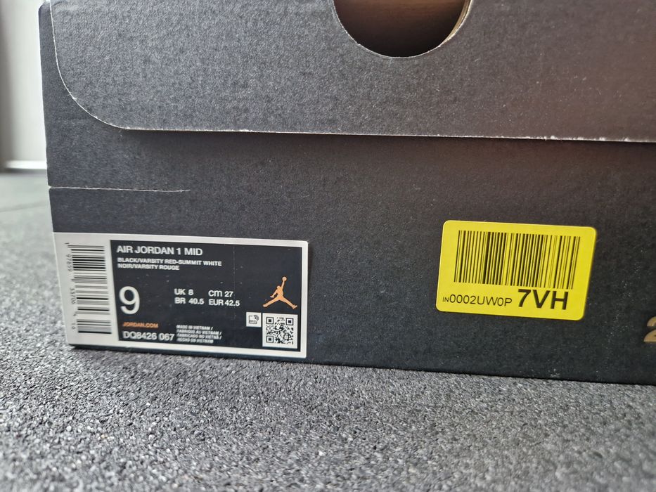 Buty NIKE Air Jordan 42.5 NOWE Oryginalny komplet