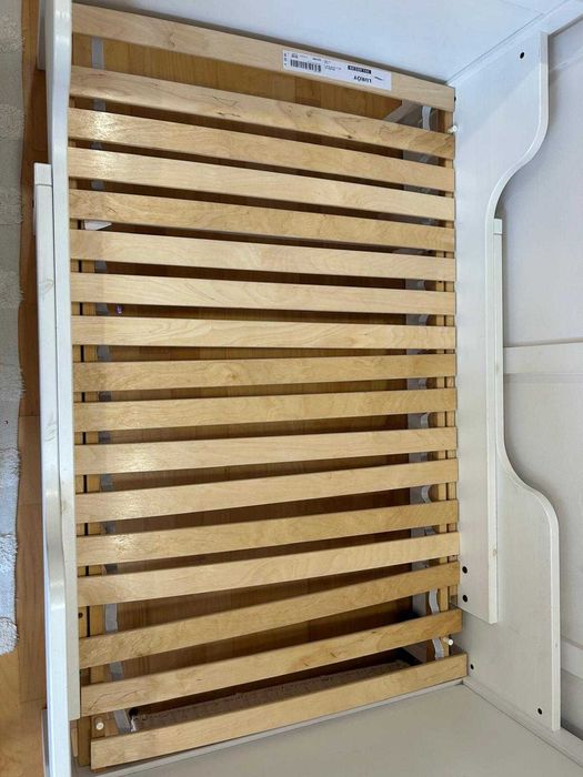 Cama infantil extensível IKEA SUNDVIK + colchão VYSSA + estrado LURÖY