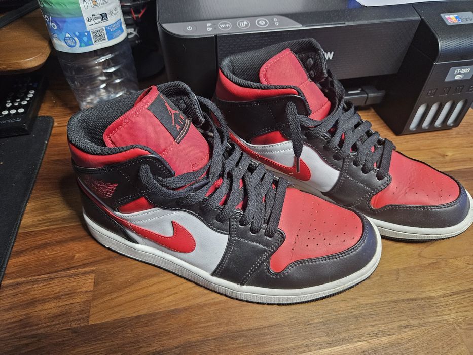 Nike air Jordan mid  Vermelho ORIGINAIS
