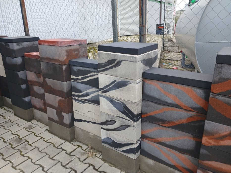 Модульний блок, парканні блоки, цегла Рваний камінь, євроблок