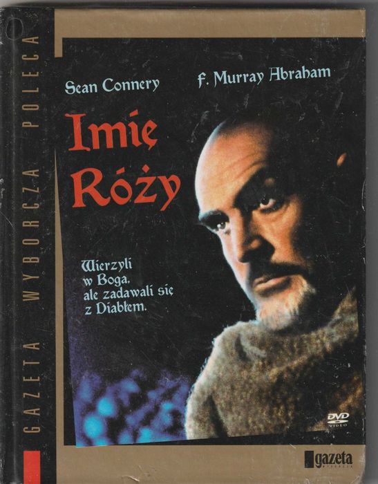 Imię Róży Sean Connery DVD + KSIĄŻKA