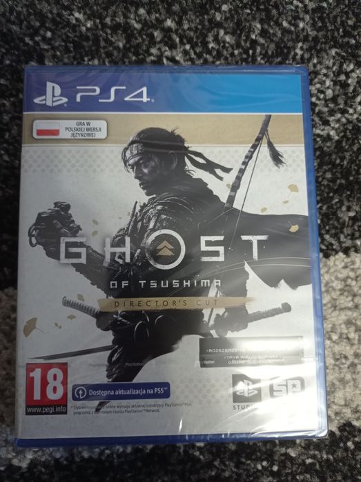 ghost of tsushima director's cut PL nowa w folii ps4
