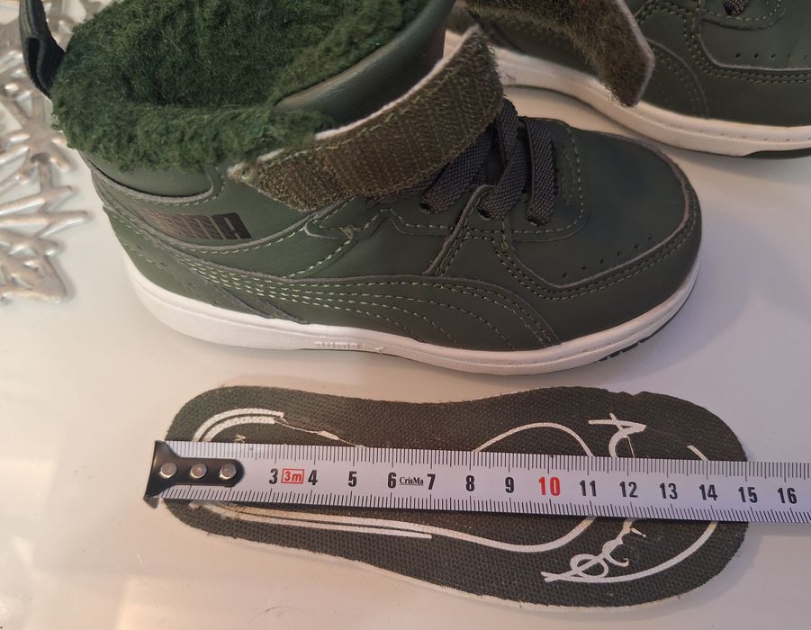 Buty zimowe przejściowe sneakersy wysokie ocieplane Puma rozm.23