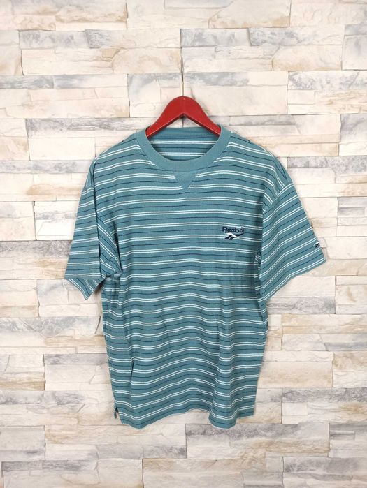 męska koszulka w paski t-shirt L XL ts1