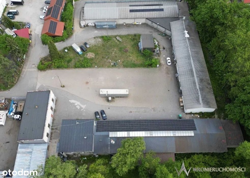 Kompleks przemysłowo–biurowy, pełna infrastruktura