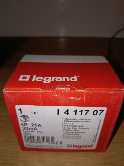 Wyłącznik różnicowo prądowy Legrand