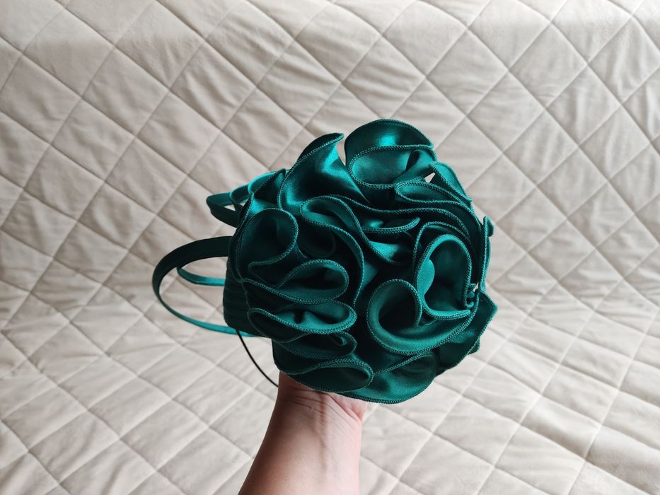 Ретро капелюшок зеленого кольору