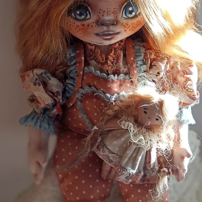 Текстильна лялечка , Лялька. Лялька ручної роботи. Подарунок.