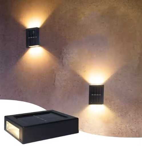 LIVARNO Home 2x Kinkiet LED zasilany energią słoneczną