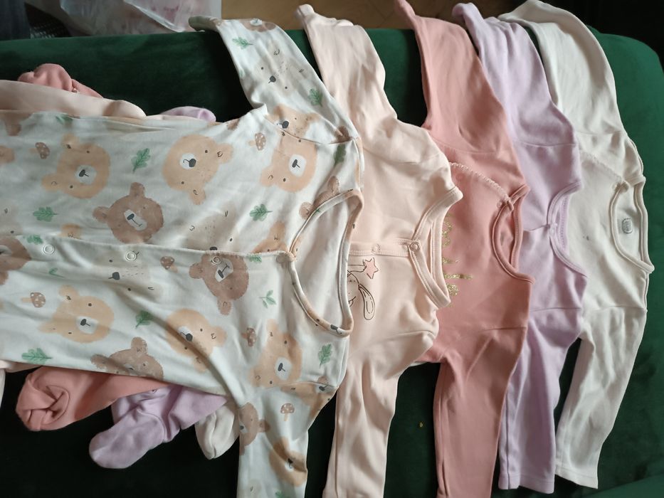 Pajac niemowlecy r. 68, 3-6, 5 sztuk bawełniane i wygodne, cool club