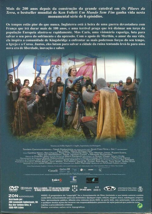 Um Mundo Sem Fim (minisérie 4 DVD)