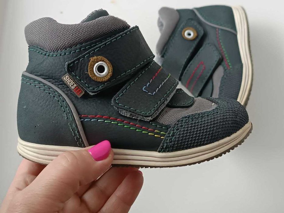 ШКІРА! Якісні дитячі демі ботинки кросівки хайтопи бренду SHOESLEL 23р