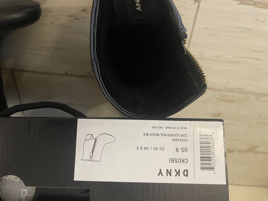 DKNY original сапожки натуральная кожа р 39