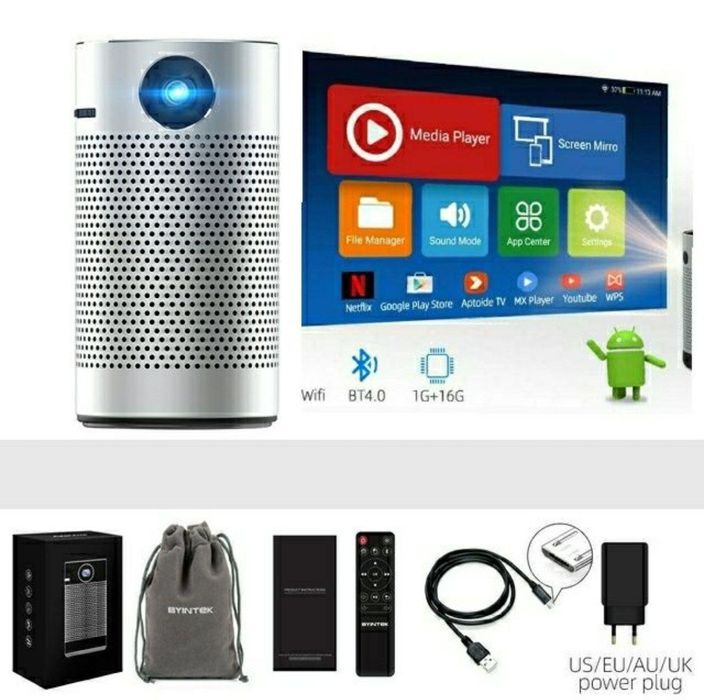 Портативный DLP проектор BYINTEK P7 карманный